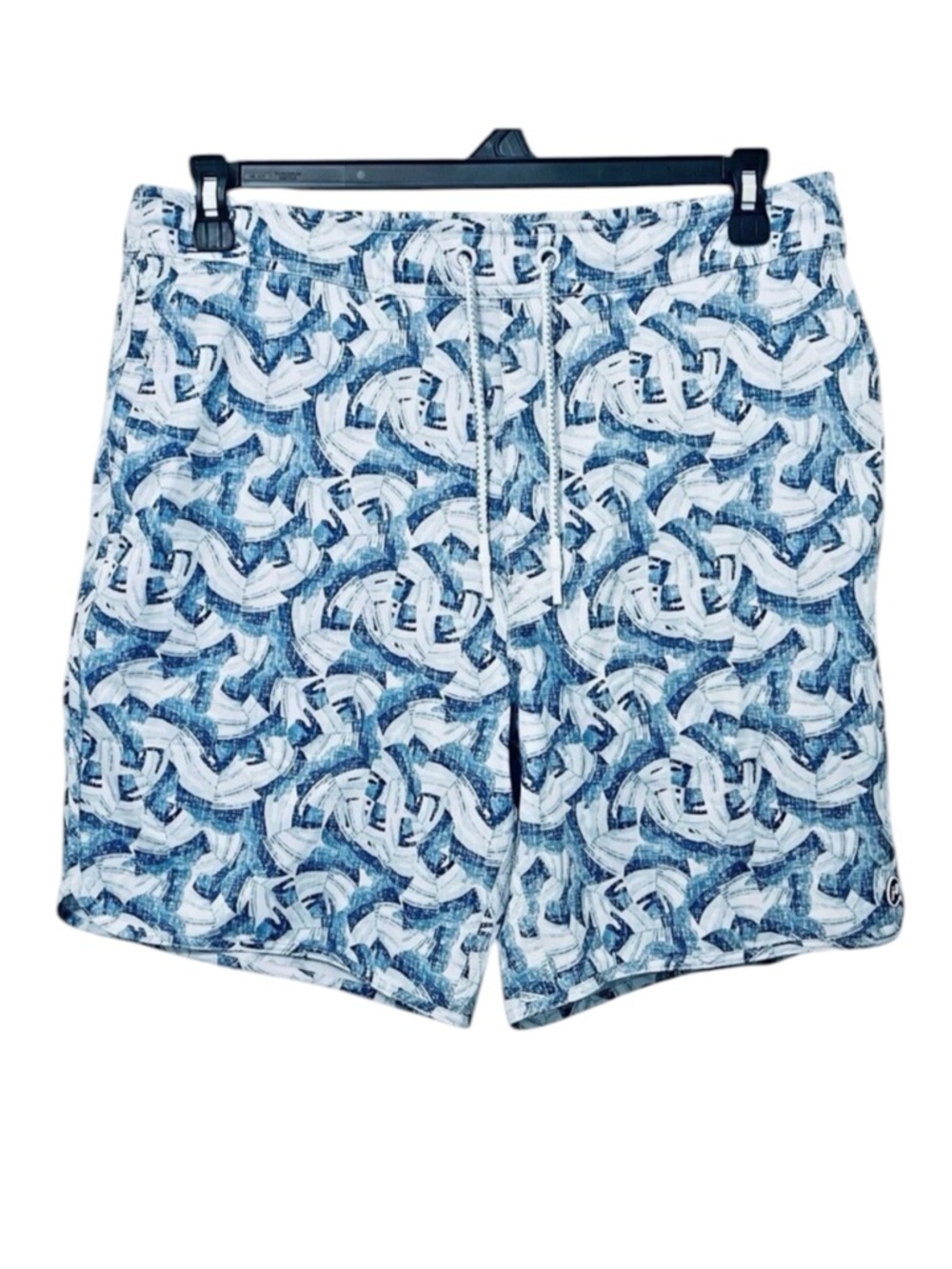 JOHNNIE-O Malibu Tobago Elastic 7" Boardshorts Swim Trunks Surfing Lined L NWT